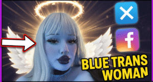 What’s The Blue Trans Woman Meme? SadieSlime’s Viral Blue Body Paint that Broke the Internet.