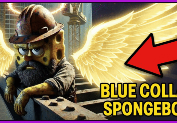 Blue Collar SpongeBob
