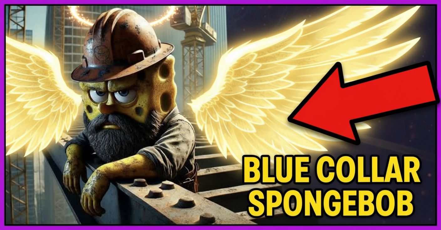 Blue Collar SpongeBob